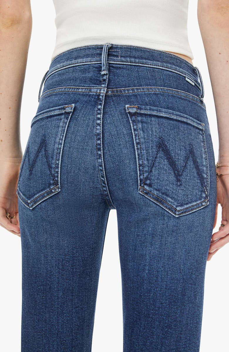 MOTHER The Mid Rise Dazzler Skimp Straight Leg Jeans, Alternate, color, One Last Shot