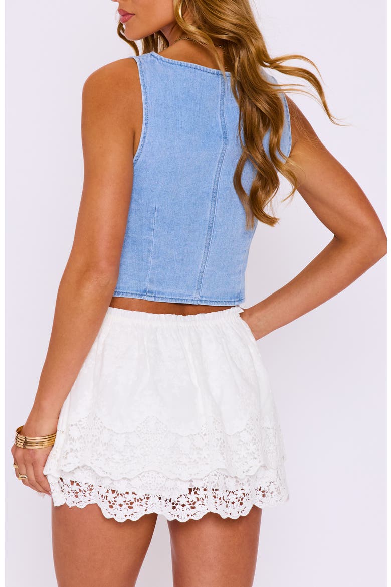 Tori Denim Vest, Alternate, color, LIGHT WASH