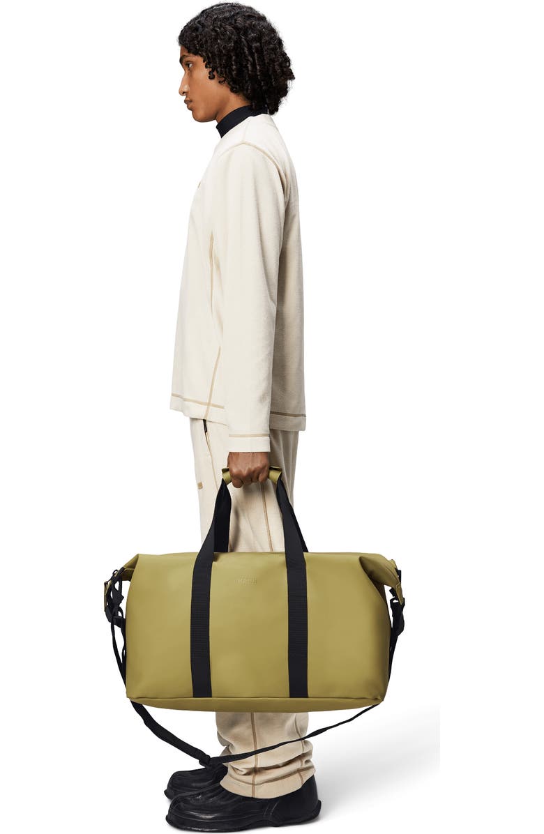 Rains Hilo Waterproof Weekend Bag, Alternate, color, Khaki