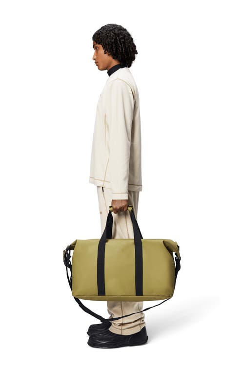 Rains Hilo Waterproof Weekend Bag In Khaki
