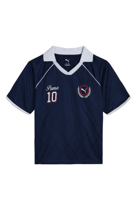 Kids' Raglan Sleeve Rugby Polo (Big Kid)