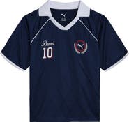 PUMA Kids' Raglan Sleeve Rugby Polo