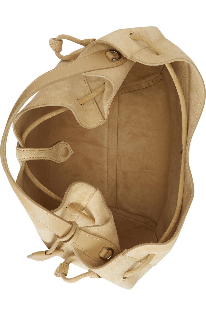 Polo Ralph Lauren Small Play Suede Crossbody Bag, Alternate, color, Cashew