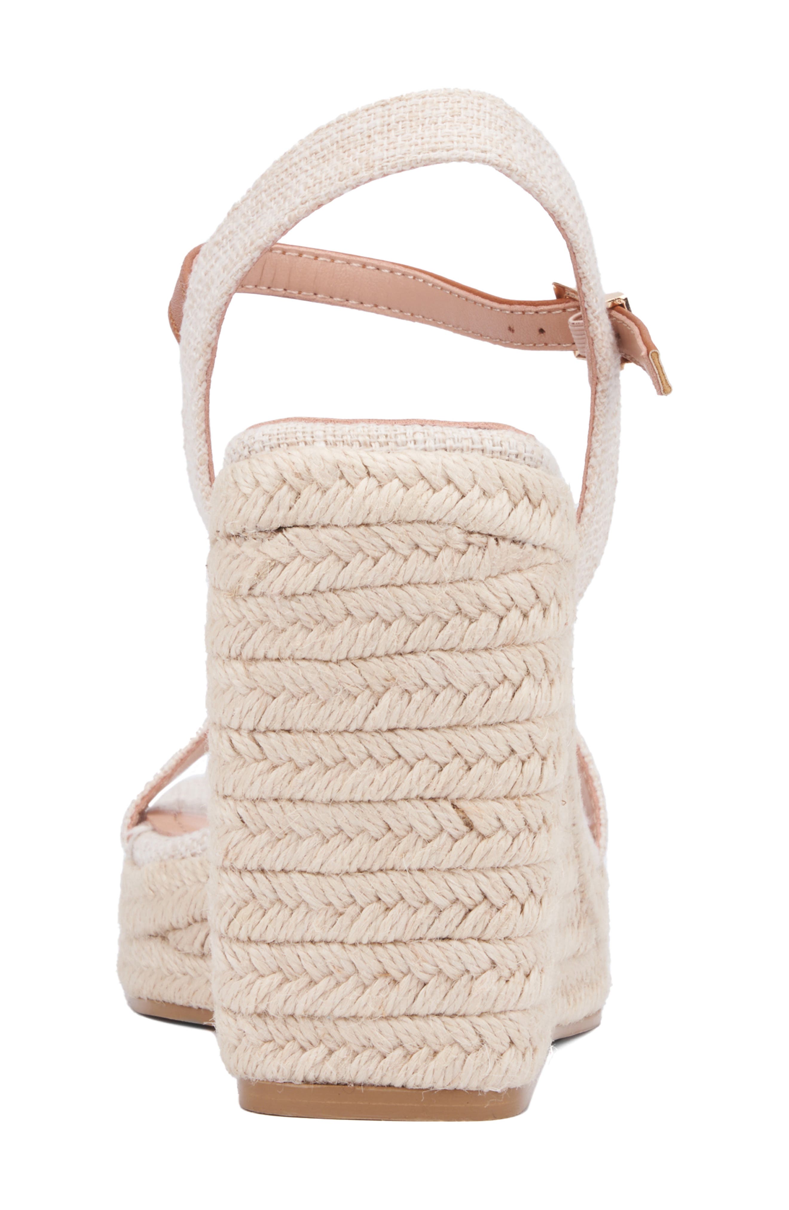 NEW YORK AND COMPANY Unita Espadrille Platform Wedge Sandal, Alternate, color, 