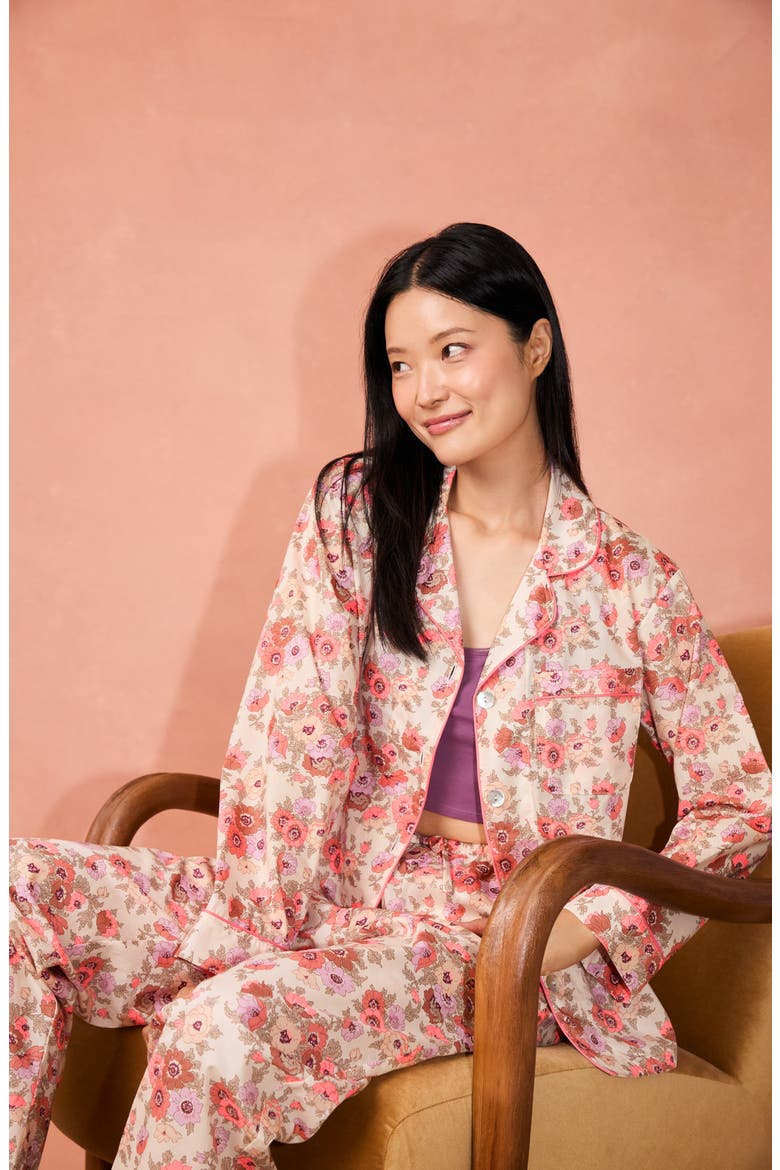 Cotton Lawn Pajamas, Alternate, color, MADELEINE
