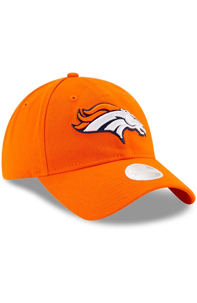 New Era Women's New Era Orange Denver Broncos Core Classic Primary 9TWENTY Adjustable Hat, Alternate, color, 