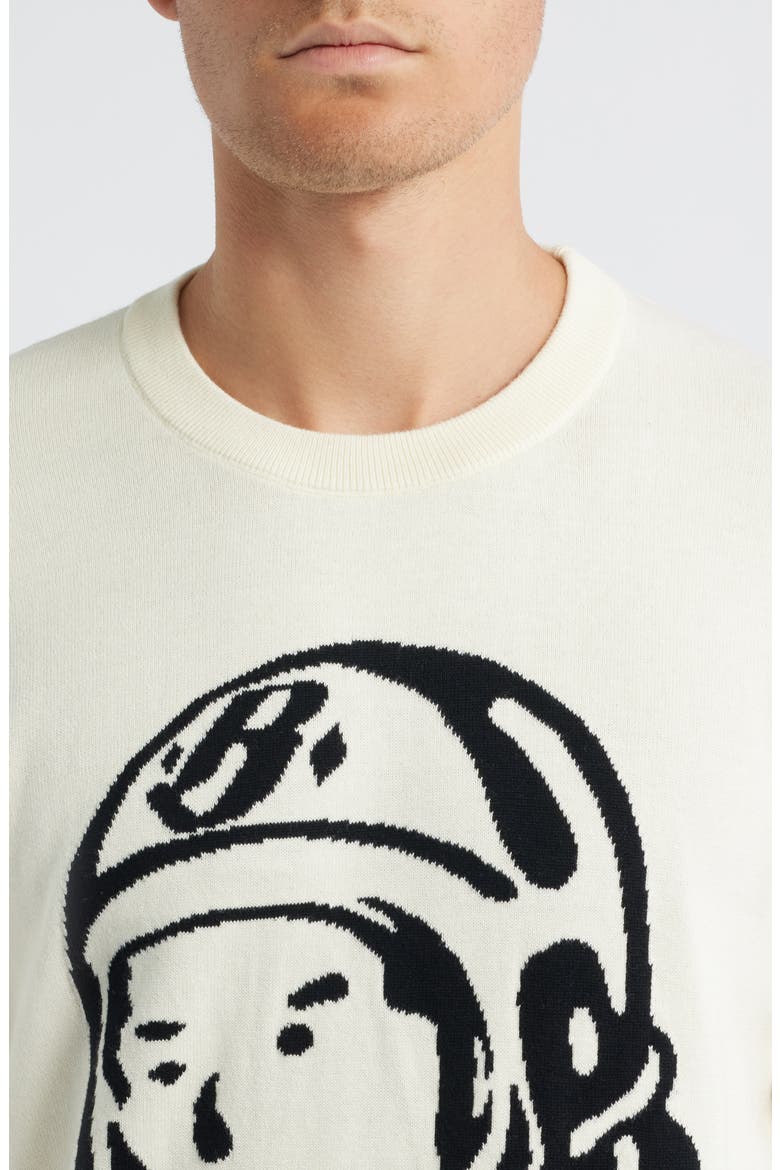 BB Helmet Head Cotton Graphic Sweater Tee, Alternate, color, WINTER WHITE