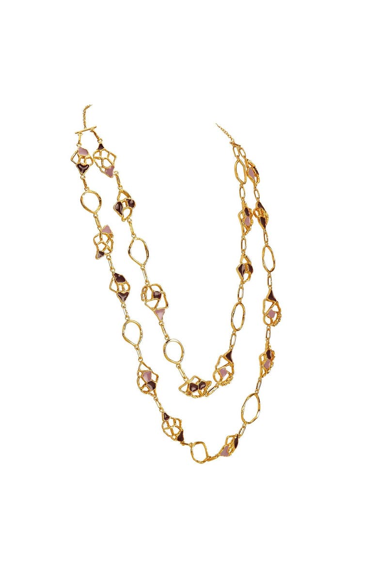 MIVA MAXI NECKLACE, Alternate, color, Gold Plated