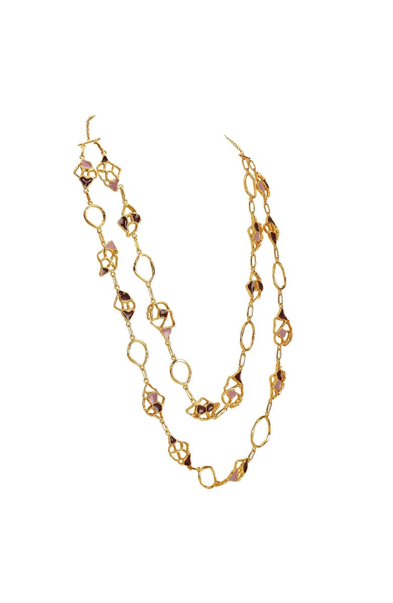 Dhwani Bansal MIVA MAXI NECKLACE, Alternate, color, Gold Plated