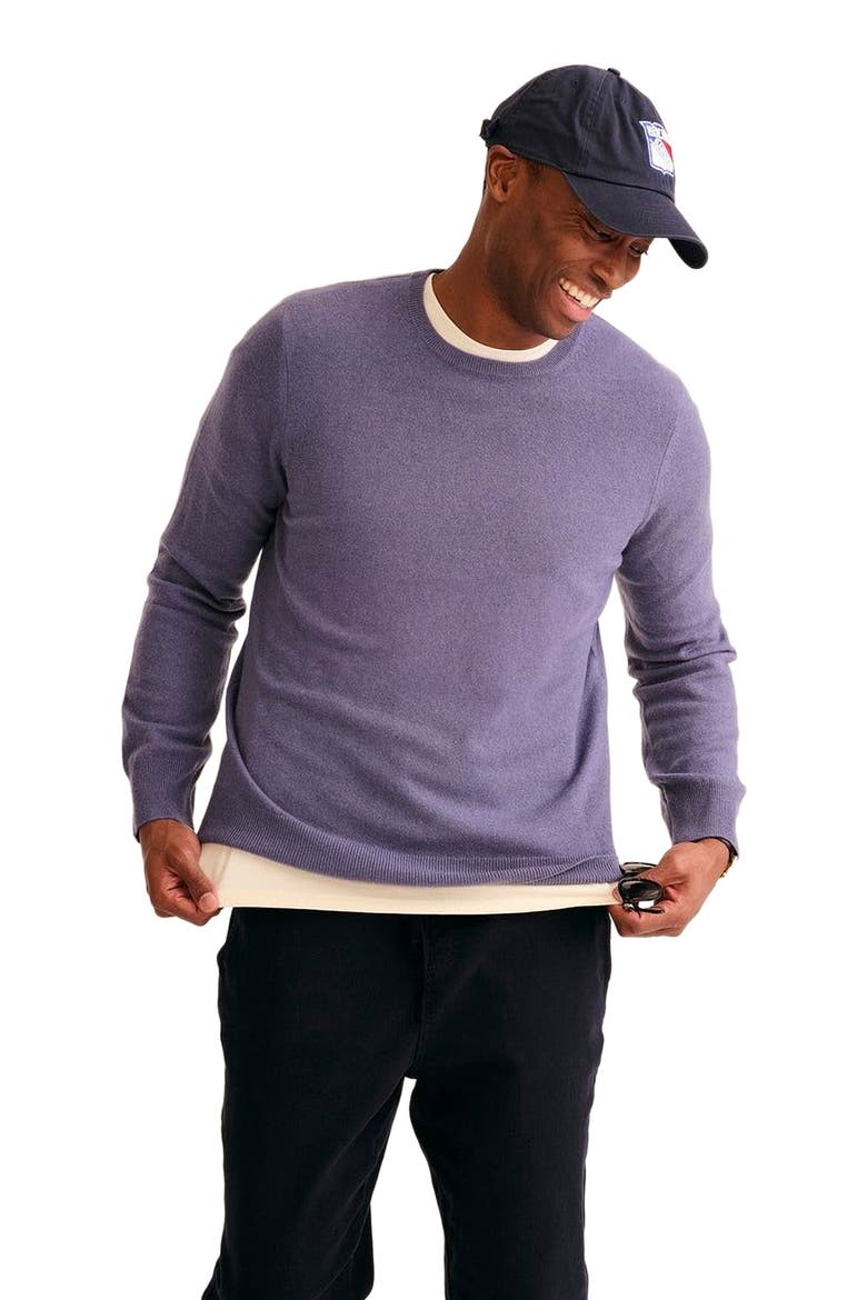 The Original Cashmere Sweater, Alternate, color, Slate Blue