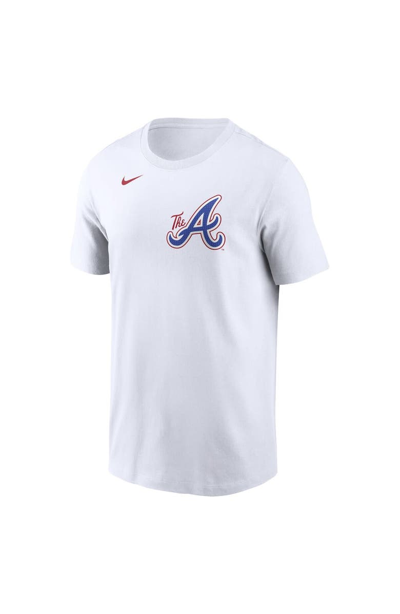 Nike Men's Nike Matt Olson White Atlanta Braves City Connect Fuse Name & Number T-Shirt, Alternate, color, 