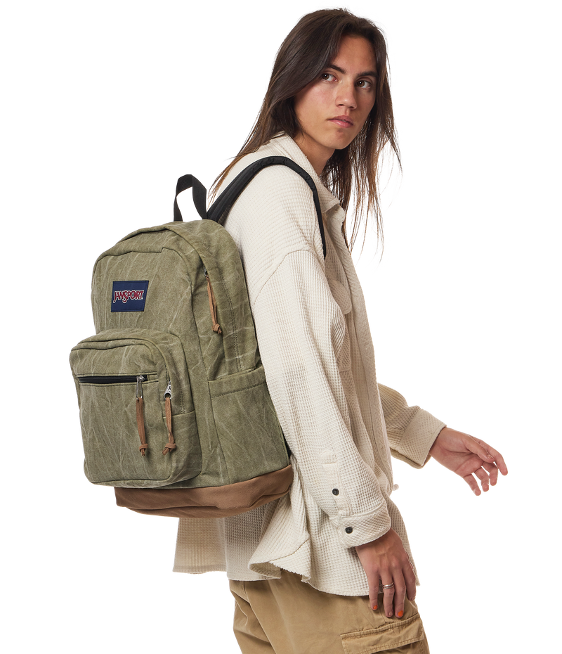 Right Pack Expressions Backpack, Alternate, color, Aged Canvas Green