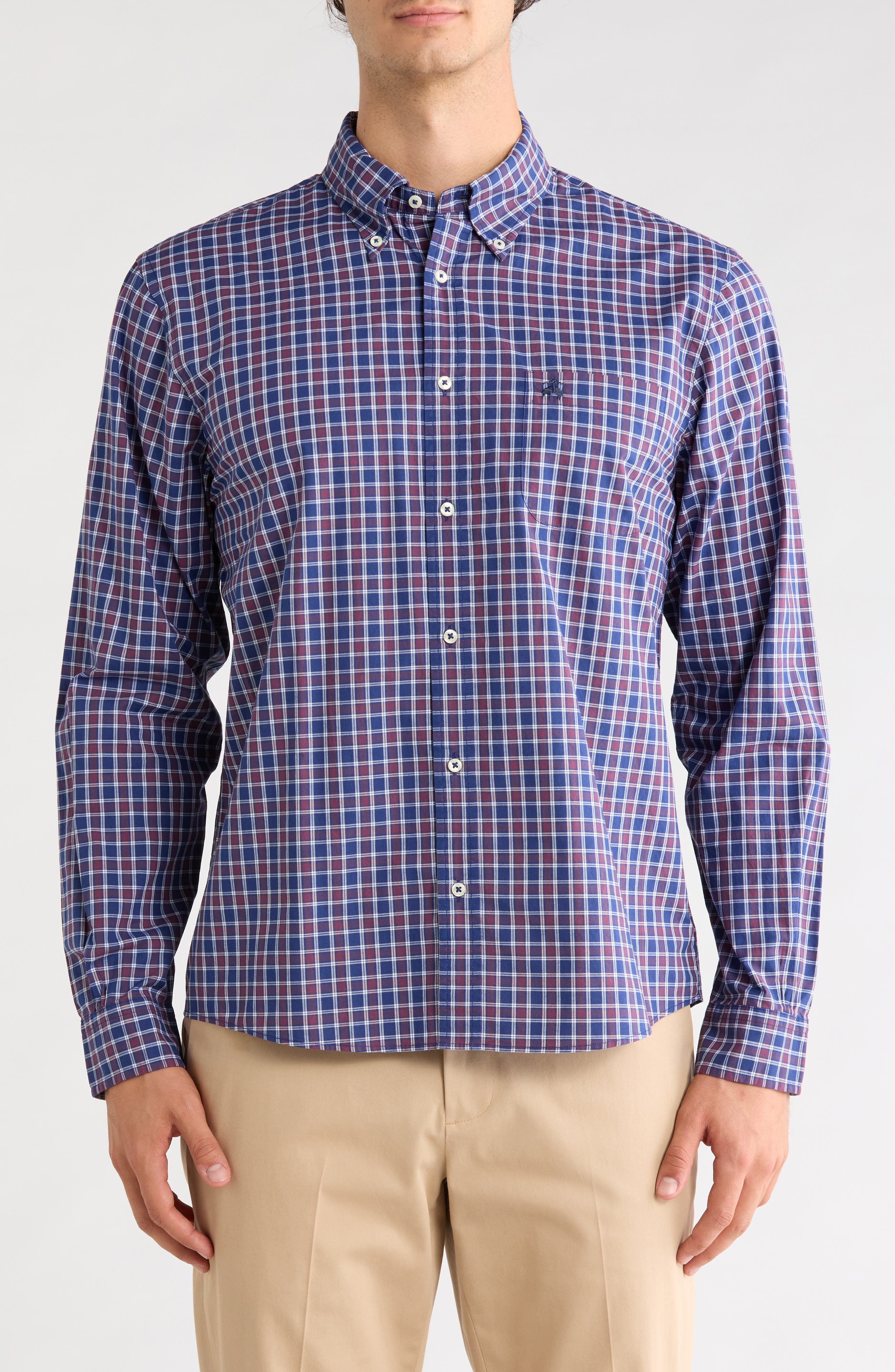 Regular Fit Button Down Collar Shirt