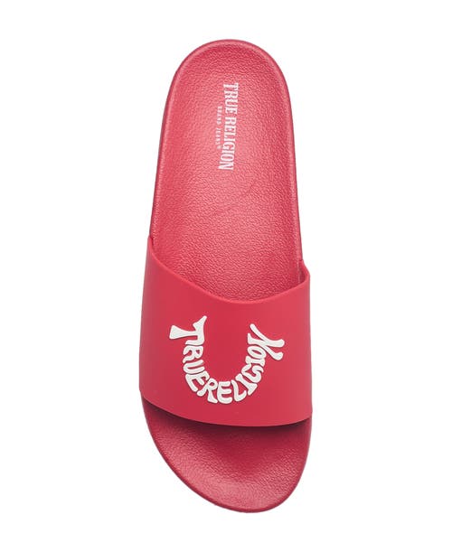 True Religion Ti Logo Slide In Red