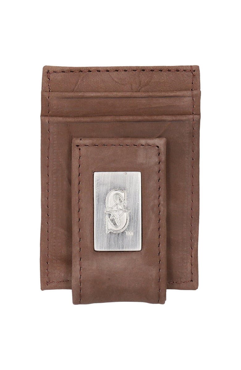 EAGLES WINGS Seattle Mariners Leather Front Pocket Wallet, Alternate, color,