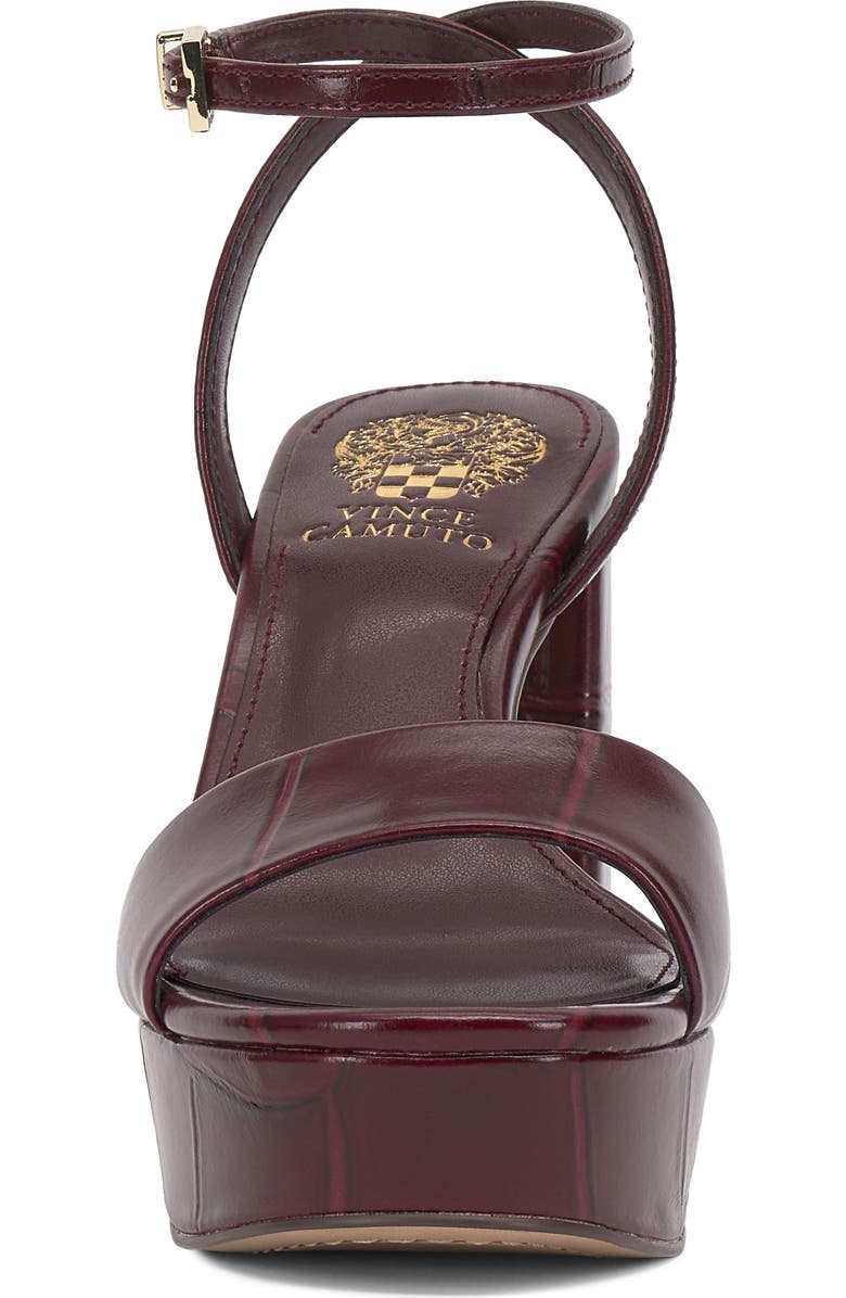 Vince Camuto Pendry Ankle Strap Platform Sandal, Alternate, color, Plum