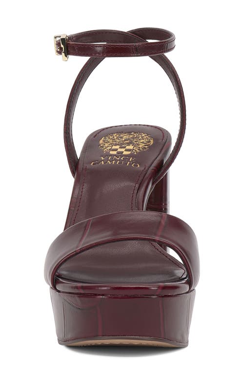 Vince Camuto Pendry Ankle Strap Platform Sandal In Purple