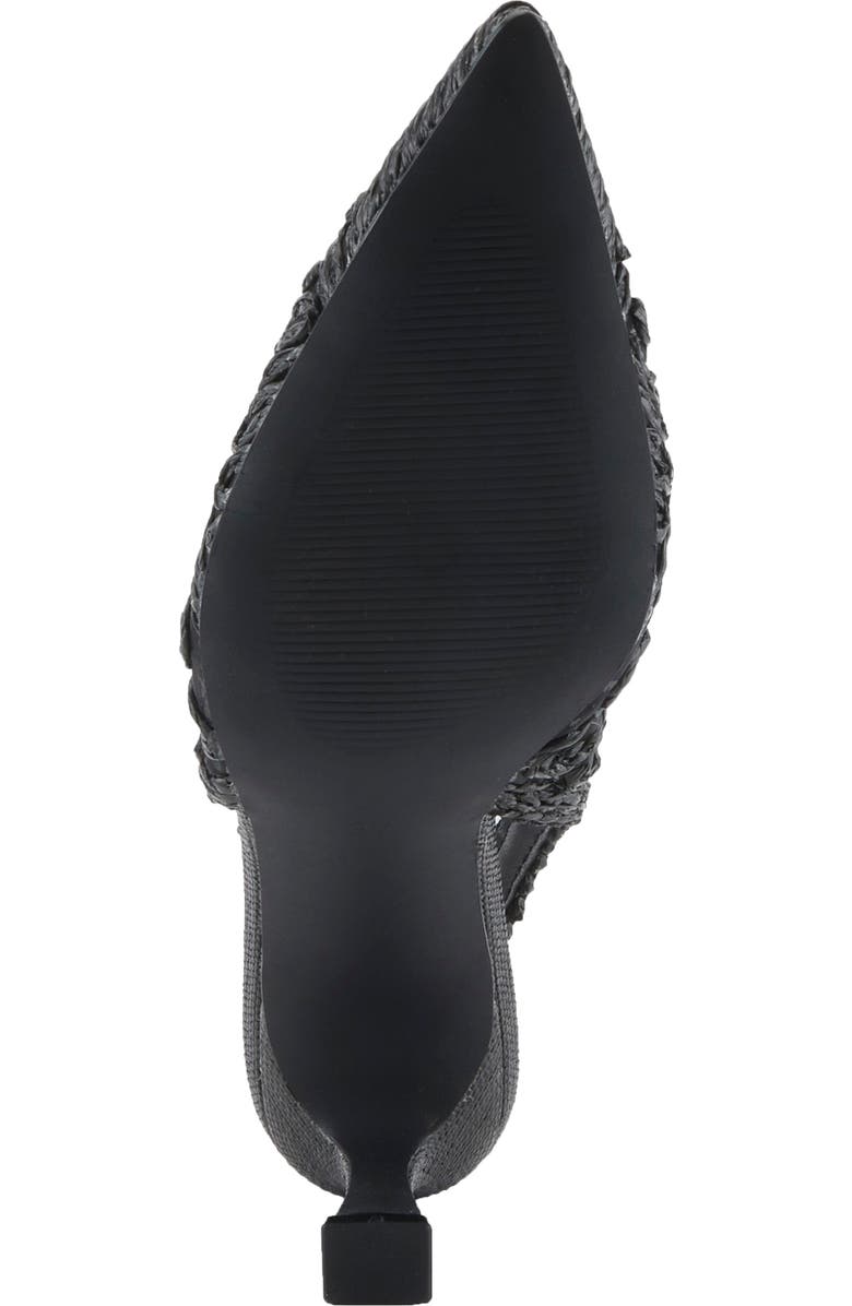 AZURA BY SPRING STEP Occitania Slingback Pointed Cap Toe Pump, Alternate, color, Black