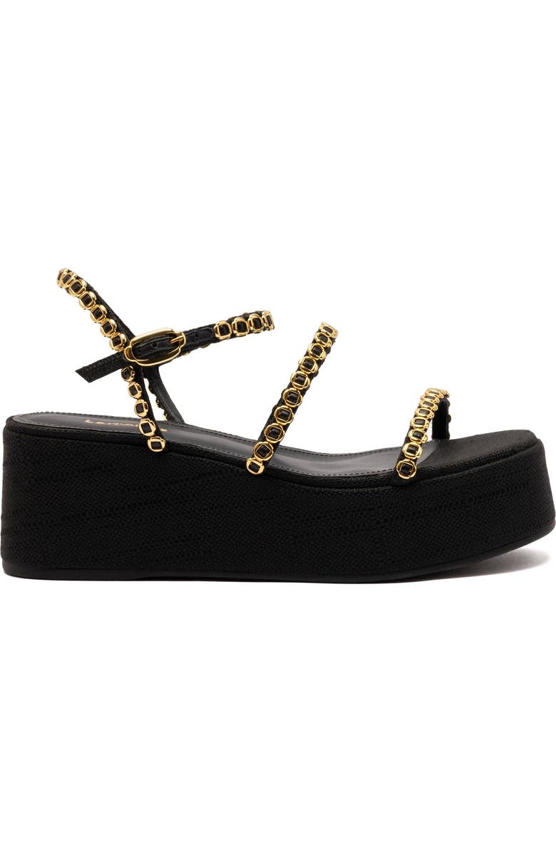 Larroudé Gio Milanina Flatform Sandal, Main, color,