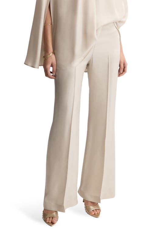 Mango Mid-rise Flared Jeans In Gray