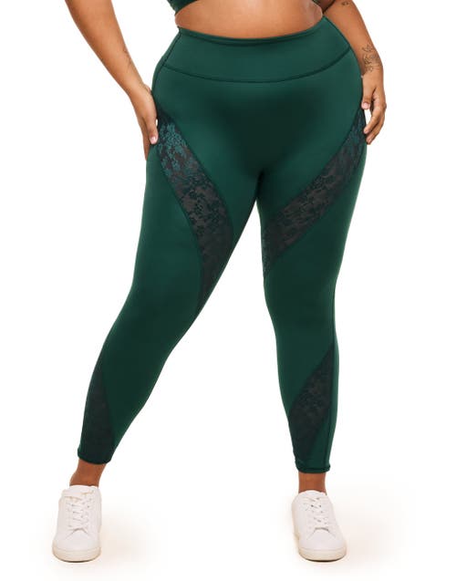 Adore Me Mari Leggings In Dark Green