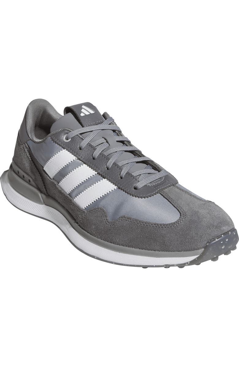 adidas S2G 26 Waterproof Spikeless Golf Shoe, Main, color, Grey/ White/ Grey