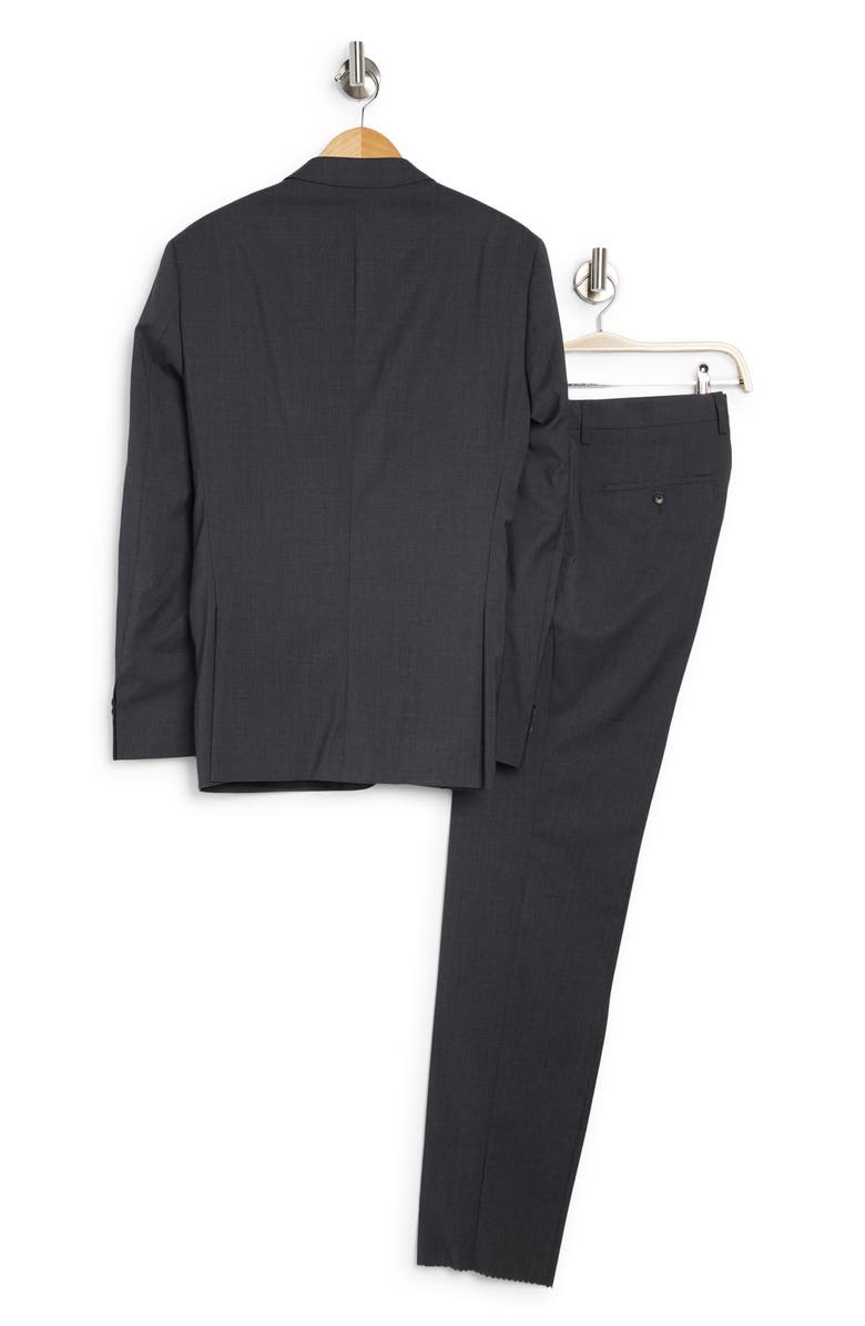 Huge Genius Two Button Notch Lapel Virgin Wool Suit