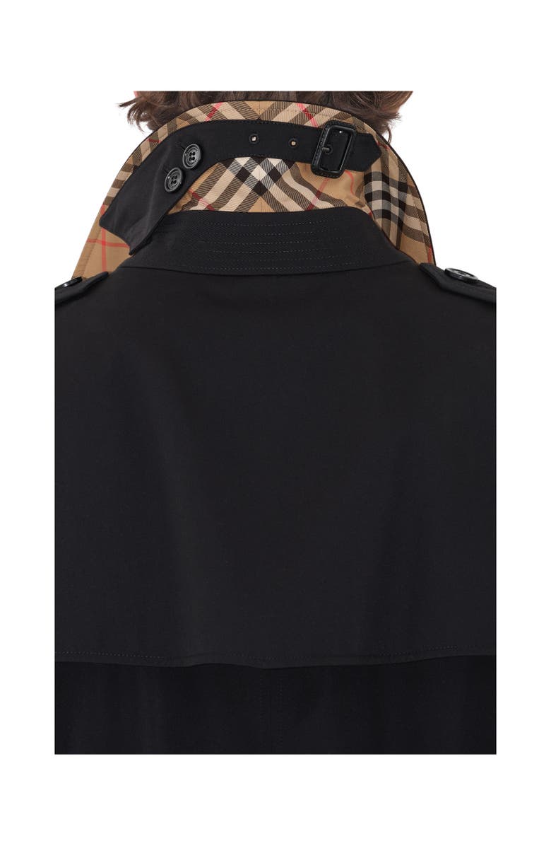 Burberry Long Kensington Heritage Trench Coat, Alternate, color, Coal