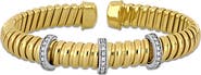 Julianna B. Cubic Zirconia Open Bangle Bracelet