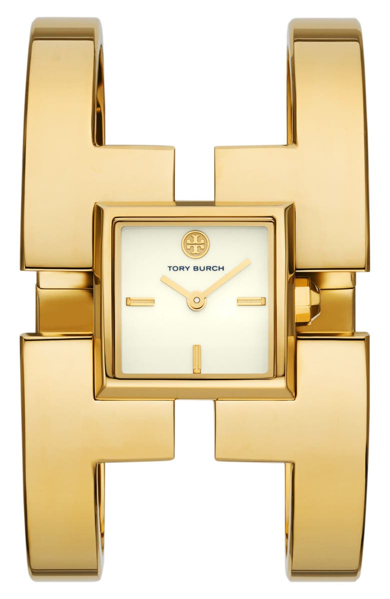 Tory Burch The Sawyer Bangle Watch, 21mm, Main, color,