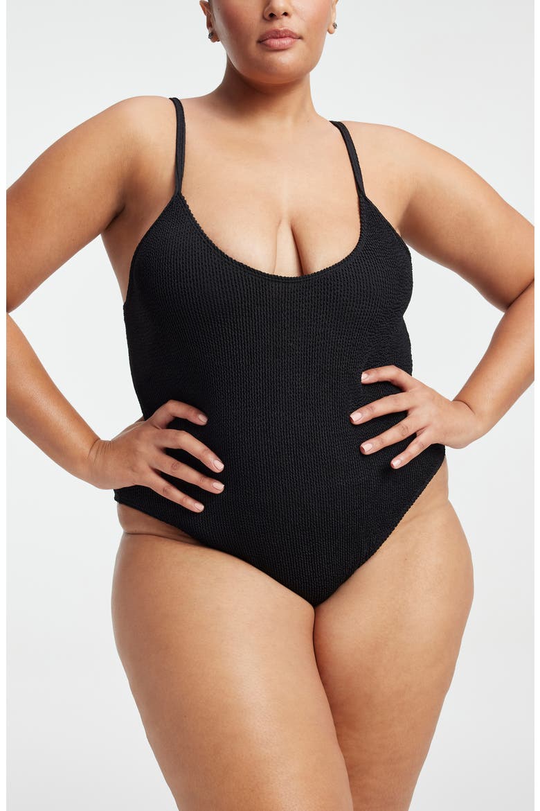 Always Fits One-Piece Swimsuit, Alternate, color, BLACK002