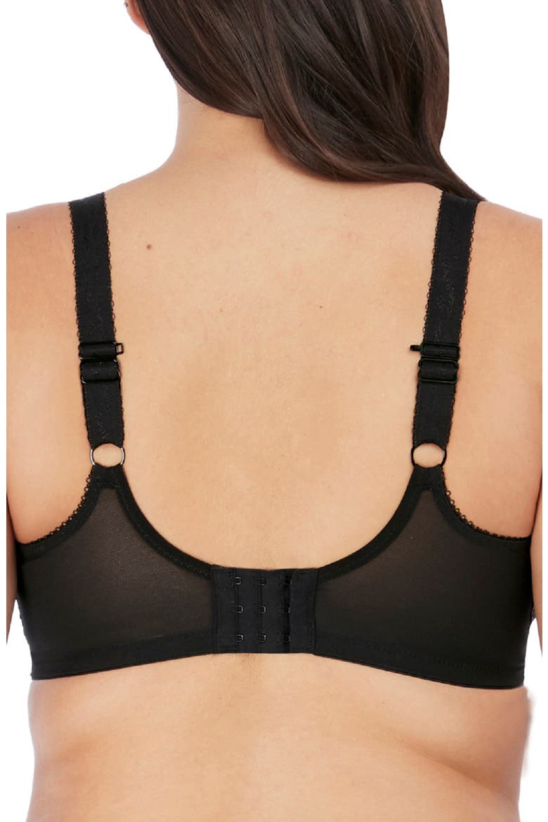 Charley Full Figure Underwire Plunge Bra, Alternate, color, JET