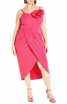 City Chic Fleur Sleeveless Dress