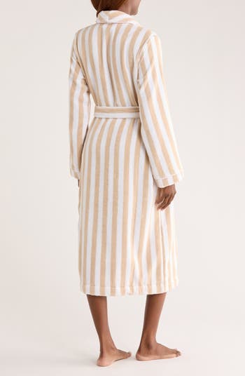 Stripe Hydrocotton Terry Robe