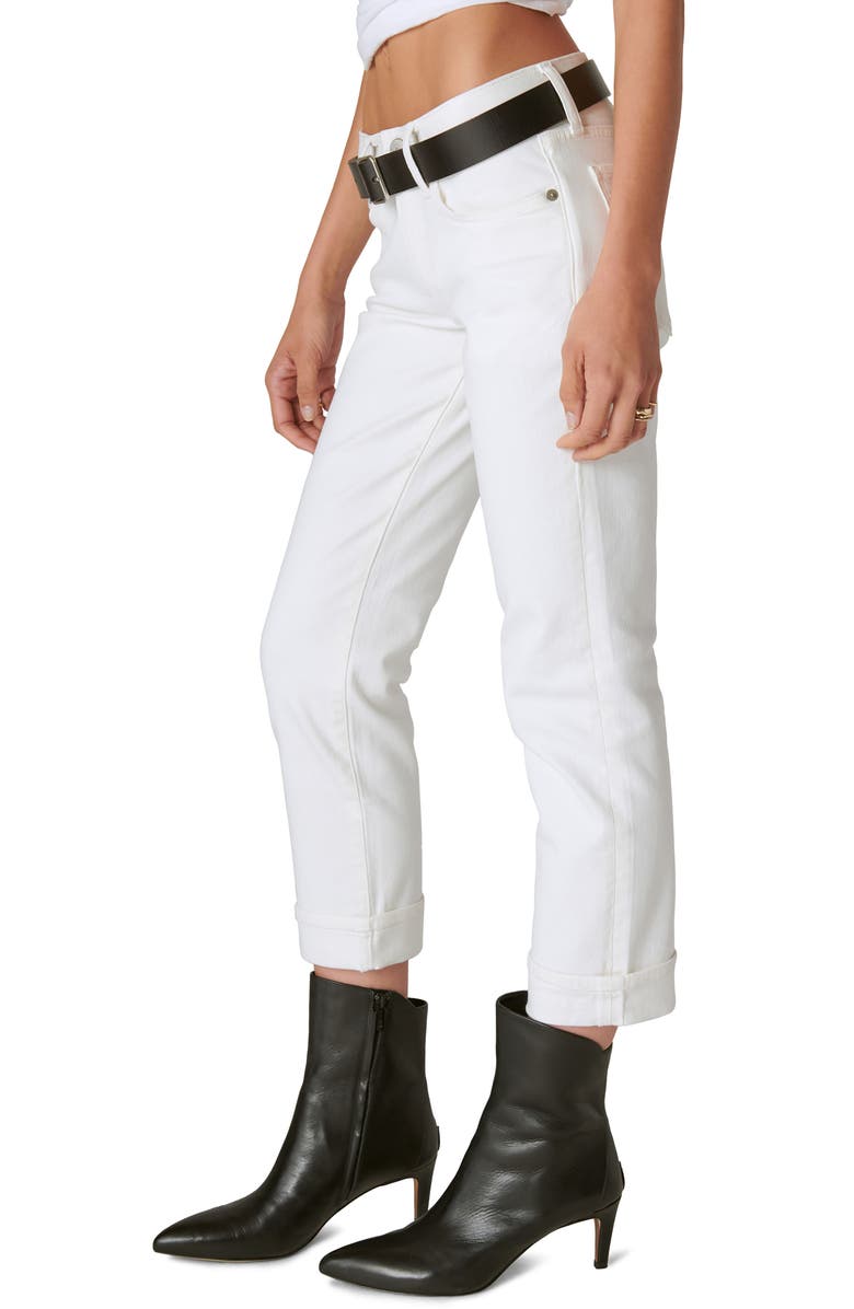 Lucky Brand Sweet Straight Mid Rise Crop Straight Leg Jeans, Alternate, color, 