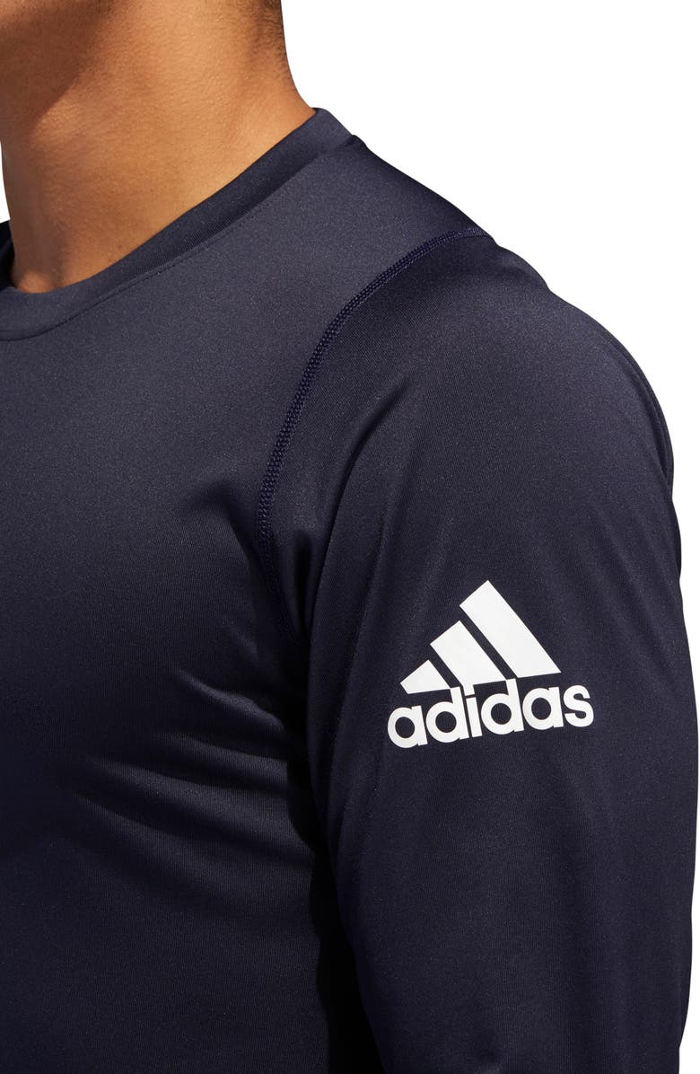 adidas FreeLift Sport Long Sleeve Performance T-Shirt, Alternate, color,