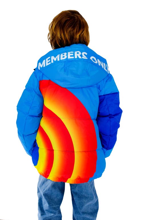 Members Only Boy's Tune Squad Puffer Jacket In Blue