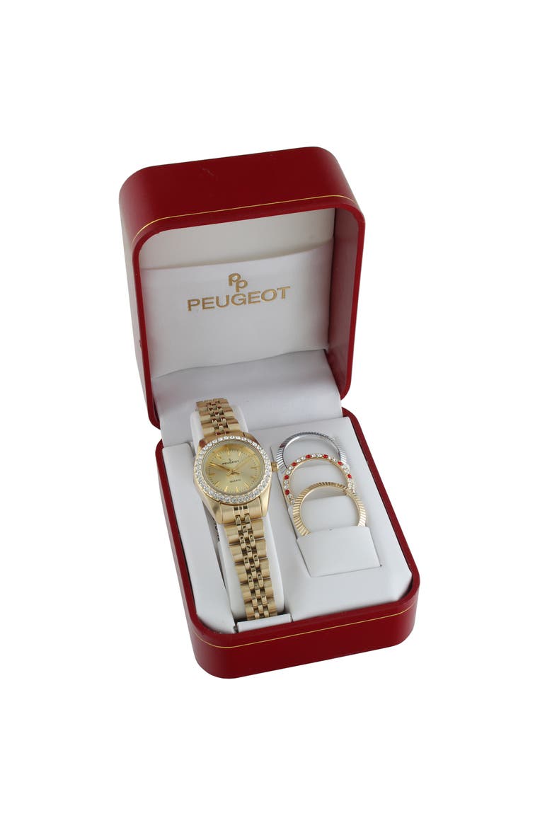Interchangeable Bezel Watch Gift Set- 25MM, Alternate, color, Gold