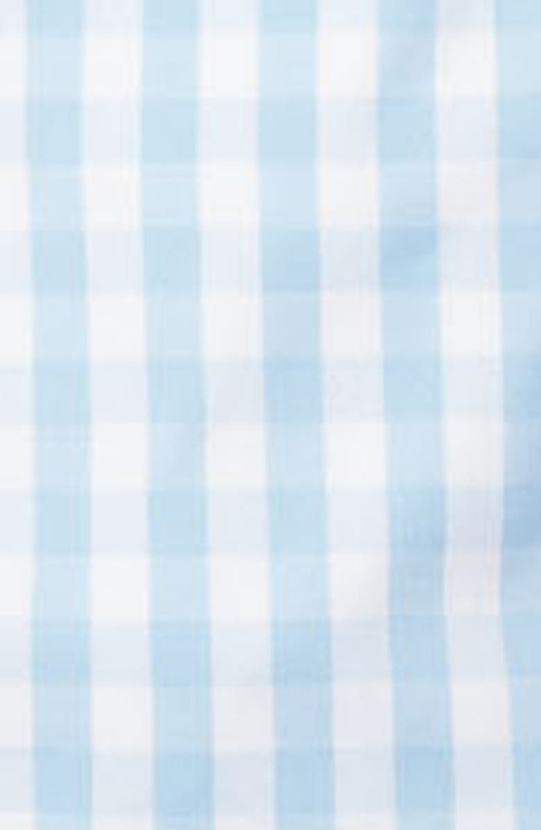 Petite Plume Gingham Two-Piece Pajamas, Alternate, color, Blue