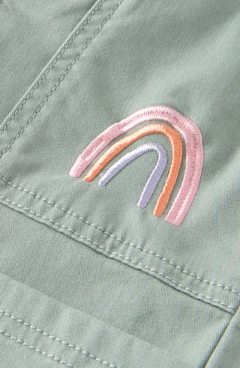 Kids' Embroidered Straight Leg Cargo Pants