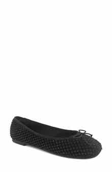 Palmer Mesh Rhinestone Diamond Mesh Ballet Flat