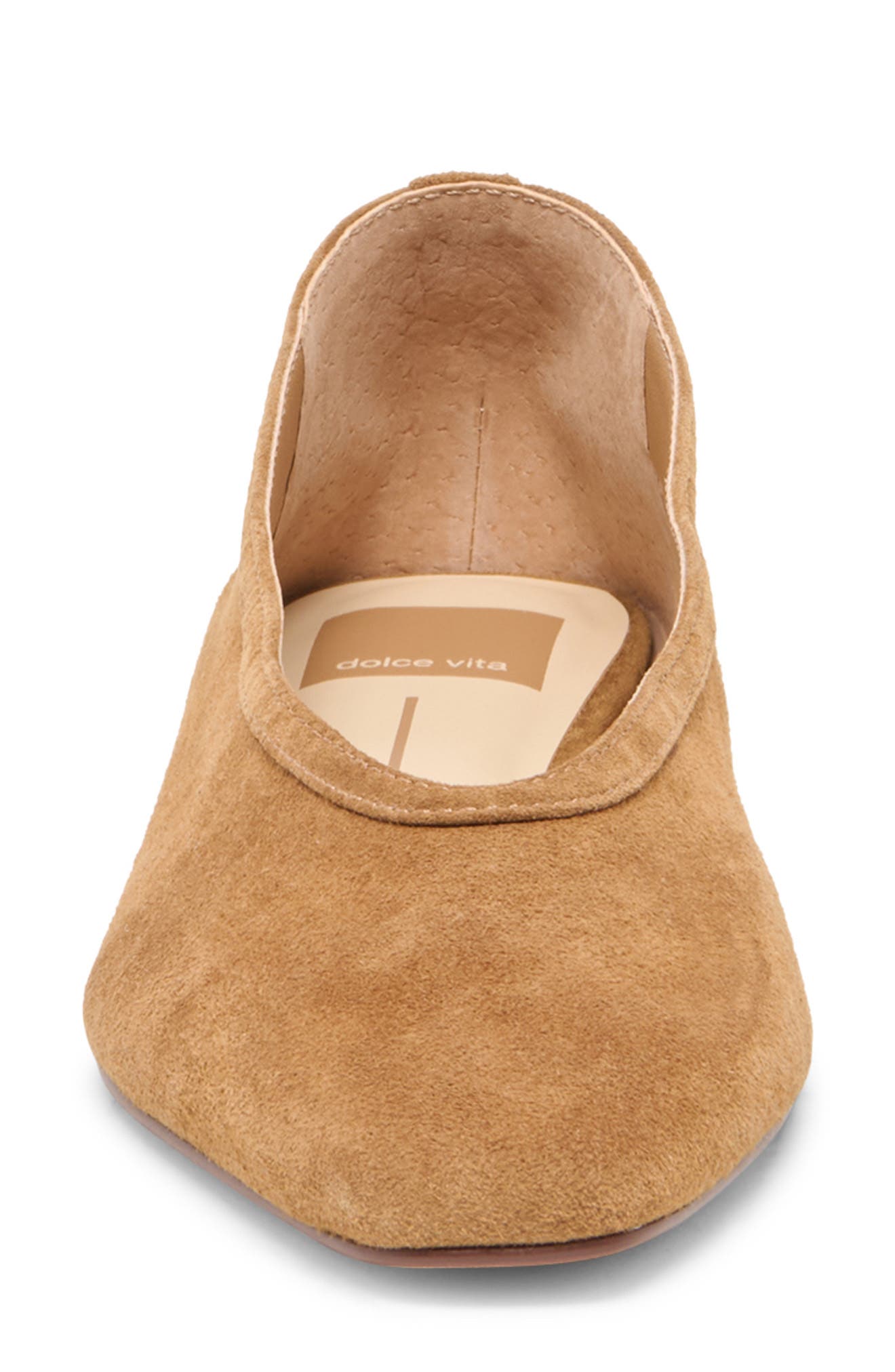 Caret Flat, Alternate, color, COGNAC SUEDE