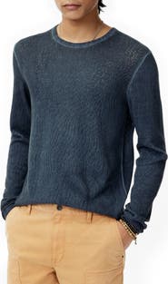John Varvatos Camden Open Stitch Organic Cotton Sweater