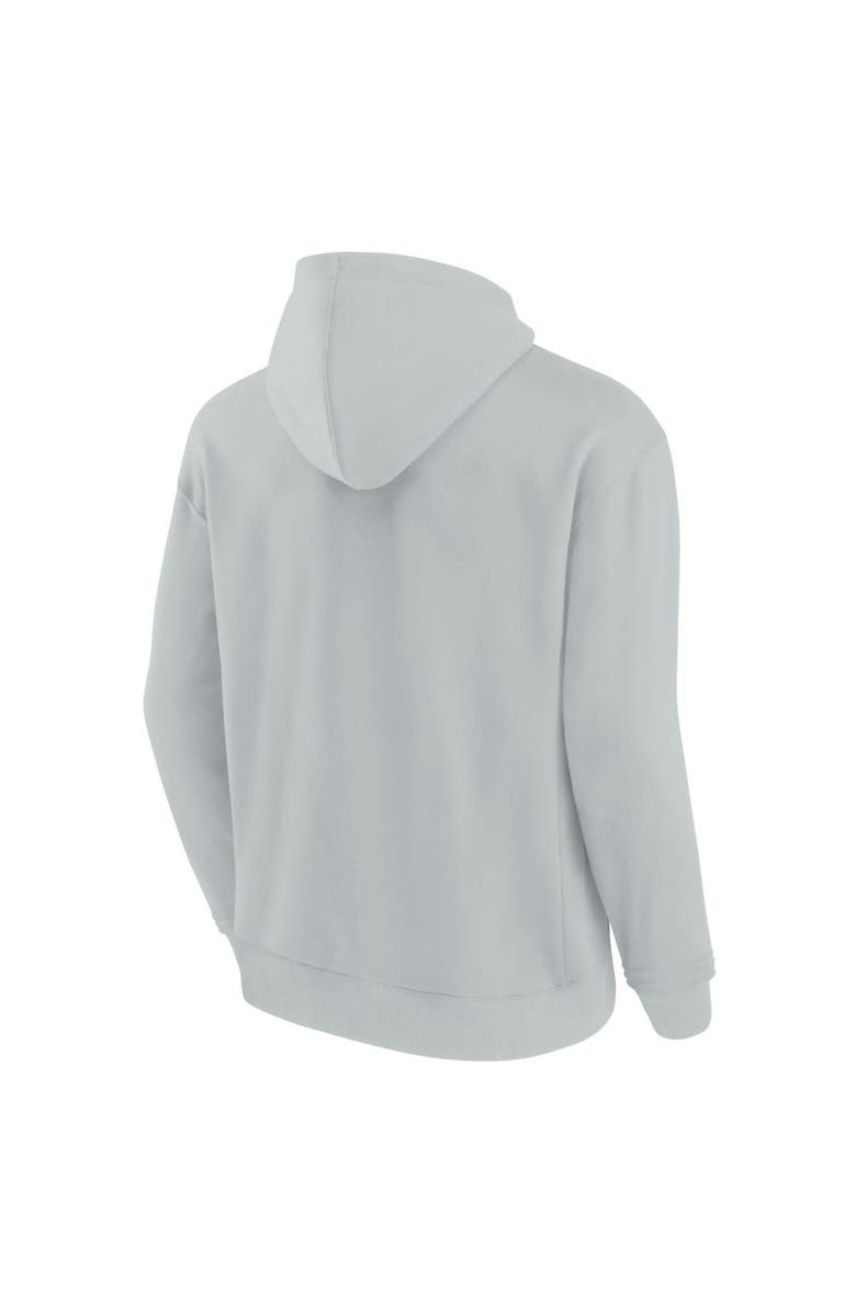 Fanatics Signature Unisex Fanatics Gray Miami Dolphins Elements Super Soft Fleece Pullover Hoodie, Alternate, color, Gray