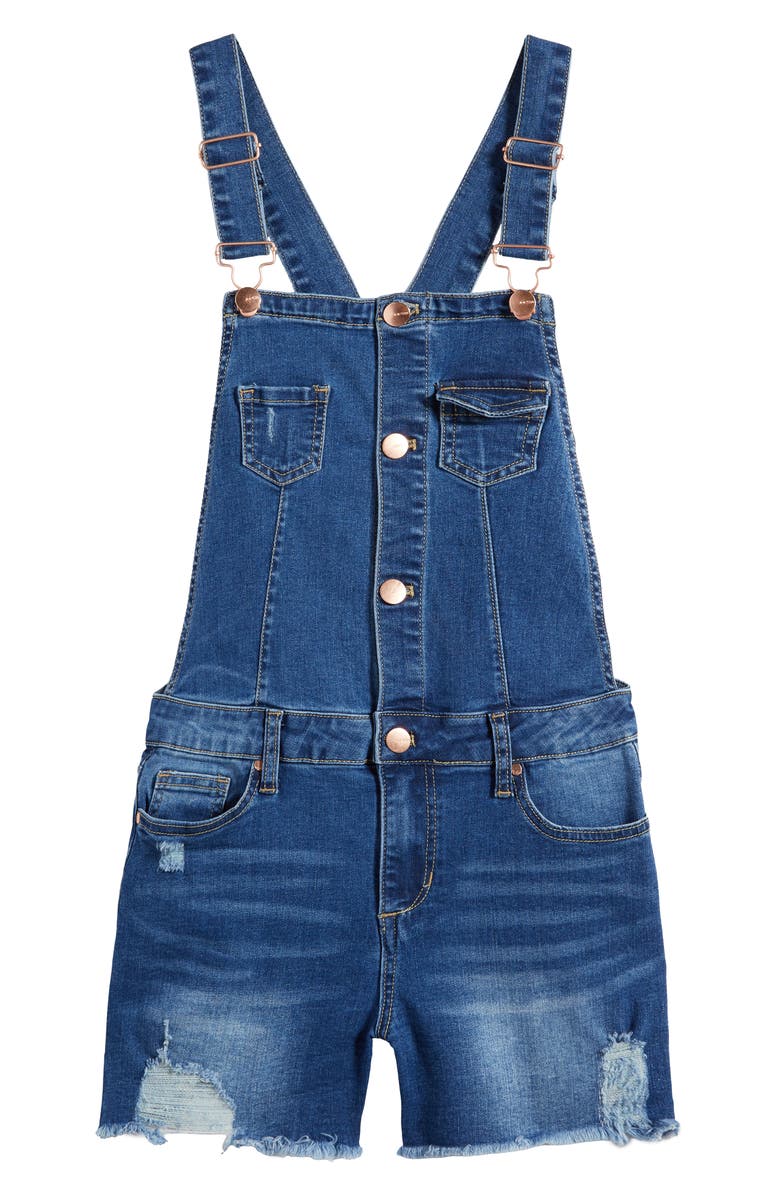 Joe's Kids' Jacky Denim Shortalls, Main, color, 