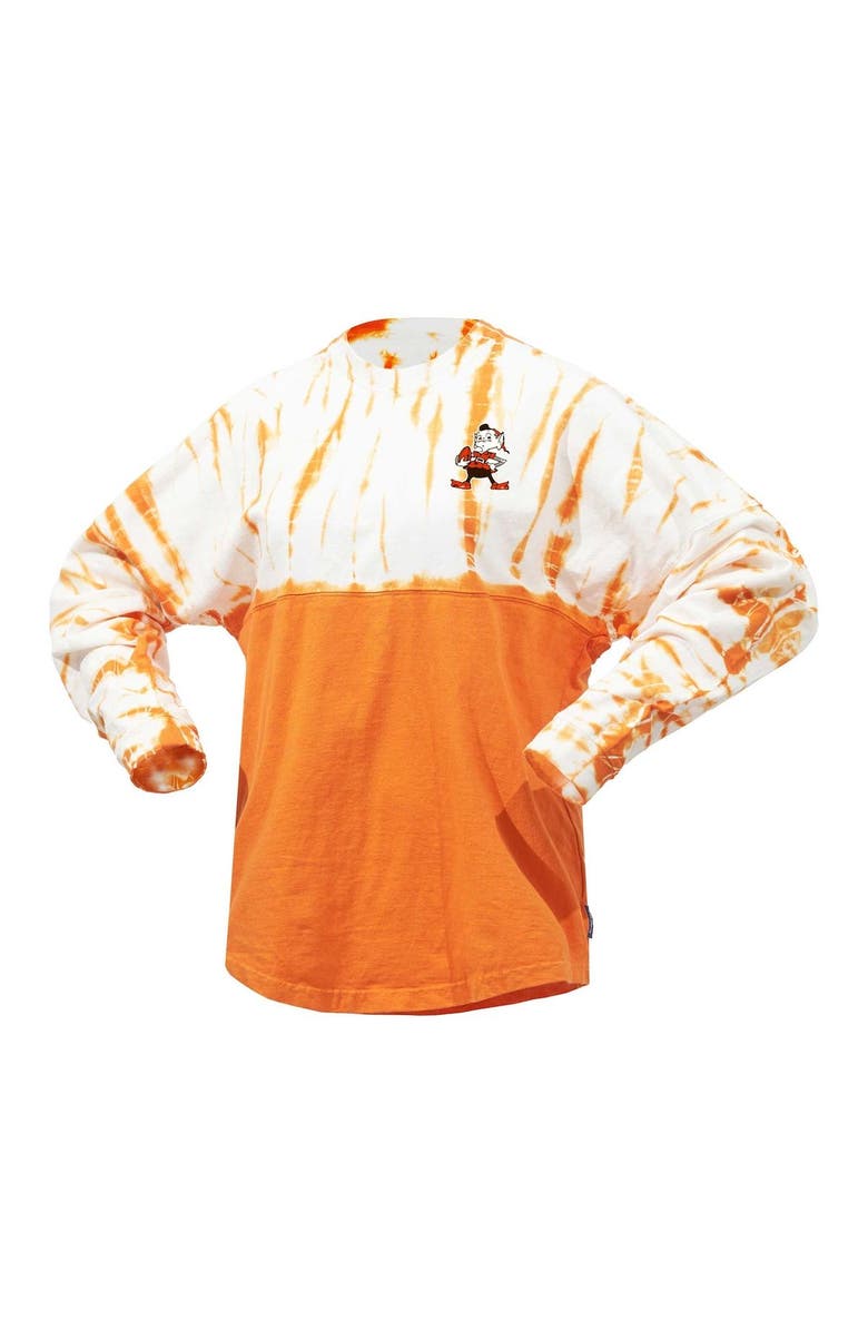 FANATICS Women's Fanatics Branded Orange Cleveland Browns Vintage Bamboo Spirit Jersey Long Sleeve T-Shirt, Alternate, color, Orange