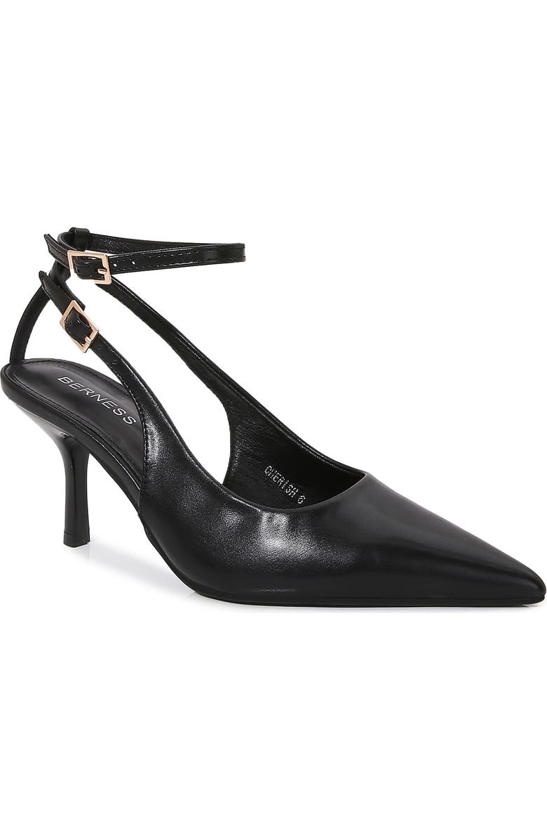 BERNESS Cherish Pointed Toe Pump, Main, color, Black