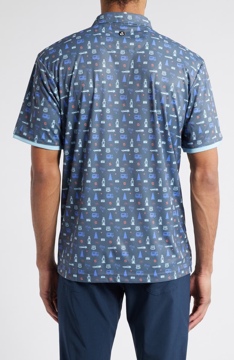 Swannies Adventure Print Golf Polo, Alternate, color, 