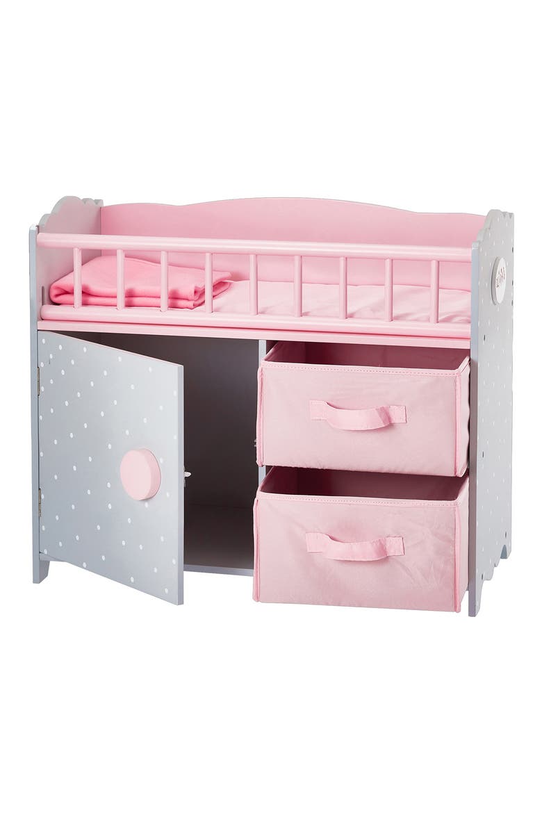 Olivia's Little World Polka Dot Baby Doll Crib, Alternate, color, ASSORTED