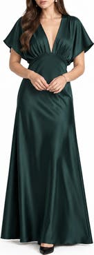 BY DESIGN Paige Dolman Sleeve Satin Dress